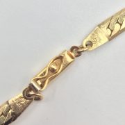 14k Yellow Gold Herringbone Chain