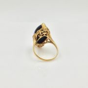 14k Gold Black Onyx Ring