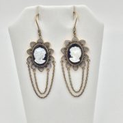 9k Gold Mother Pearl Earrings