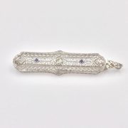 10k Gold Diamond Bar Pen/Pendant