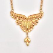 18k Gold Heart Design Necklace