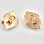 14k Gold Peridot, Amethyst, and Citrine Earrings