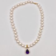 Pearl Necklace – Filigree Clasp