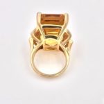 14k Yellow Gold Citrine Ring