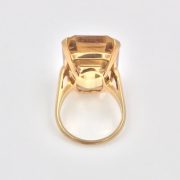 14k Gold Citrine Ring
