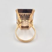 18k Gold Citrine Ring