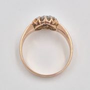 14k Rose Gold Victorian Diamond Ring