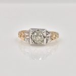 14k Gold Victorian Diamond Ring