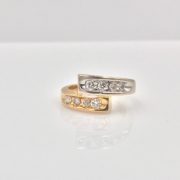 14k Yellow/White Gold Diamond Ring