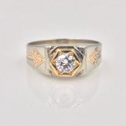 14k Gold Variety Art Deco Era Diamond Ring
