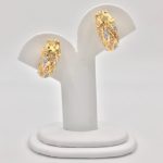 18k Gold Lioness Diamond Earrings