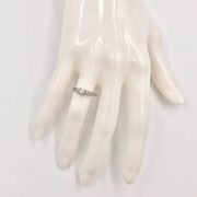 1930’s 14k Gold Diamond Engagement Ring with Platinum Setting