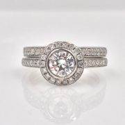 18k Gold Diamond Engagement Ring (band sold separately)