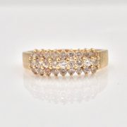 14k Gold Diamond Scatter Boutique Ring