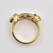 14k Gold Bow Design Diamond Ring