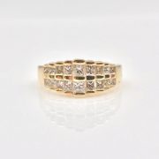 14k Gold Diamond Spread Ring