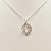 14k Gold Diamond Dangle Necklace