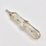 10k Gold Diamond Bar Pen/Pendant