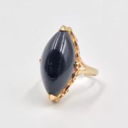 14k Gold Black Onyx Ring