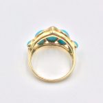 14k Gold Turquoise Ring
