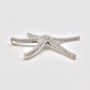 18k Gold Starfish Diamond Pendant