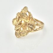 14k Gold Flower design Ring